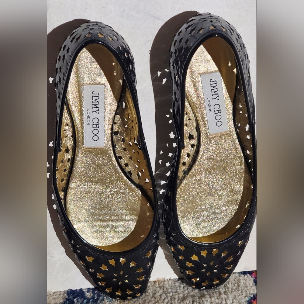 Jimmy cho new dress shoes. Walked in once